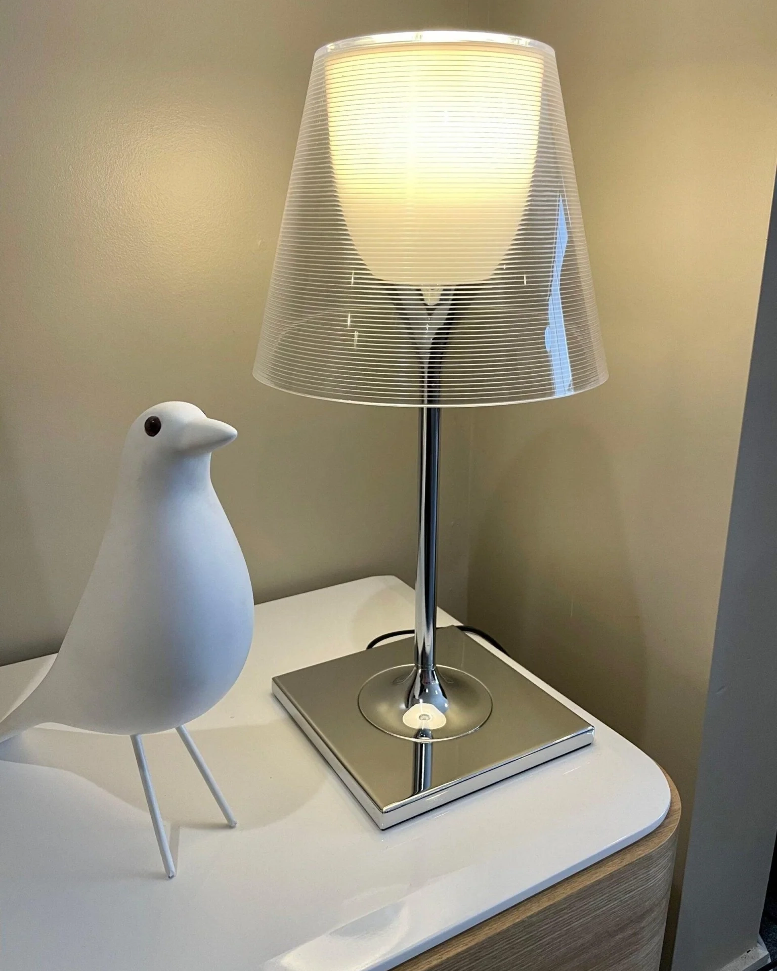 Chrome Prism Table Lamp