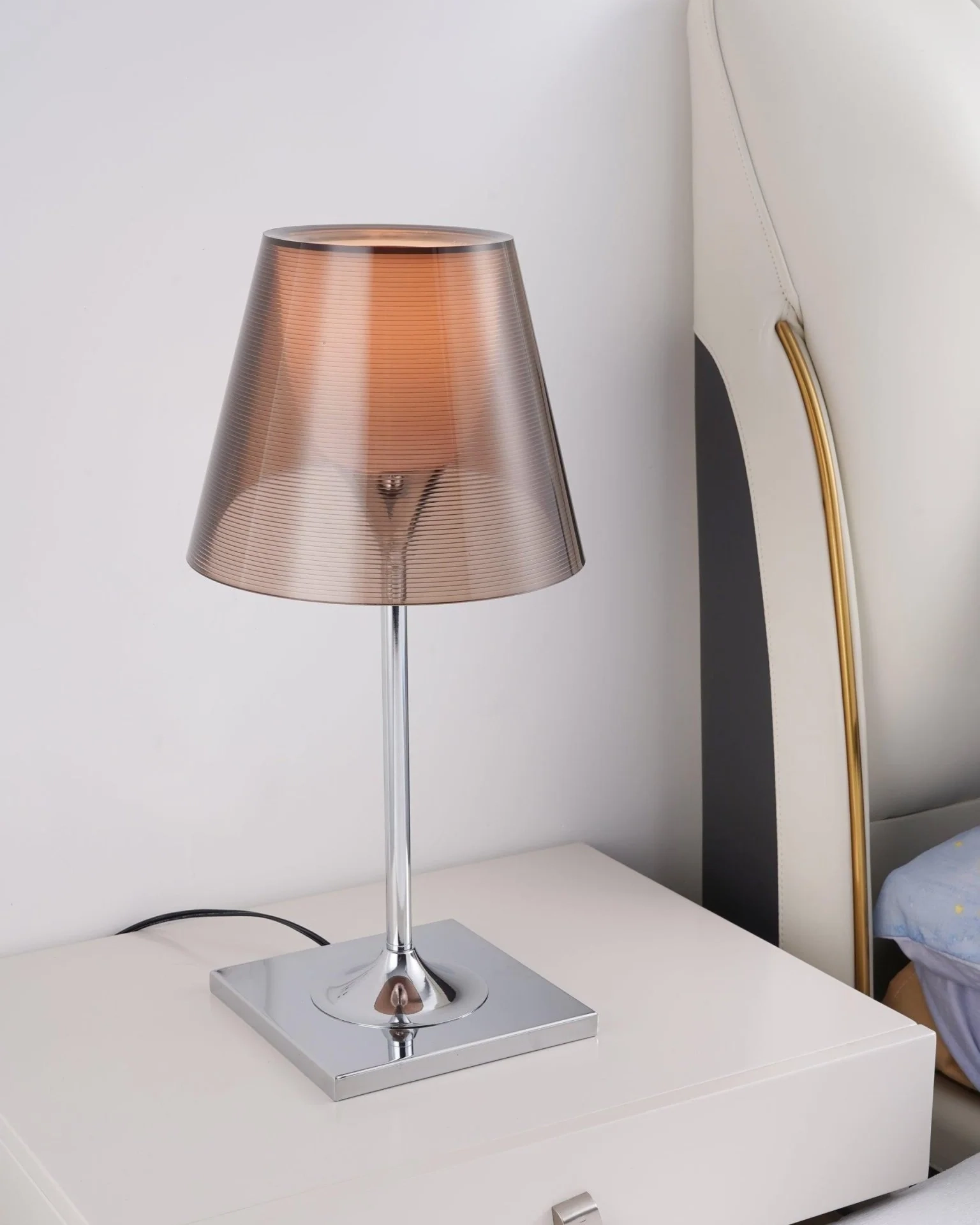 Chrome Prism Table Lamp