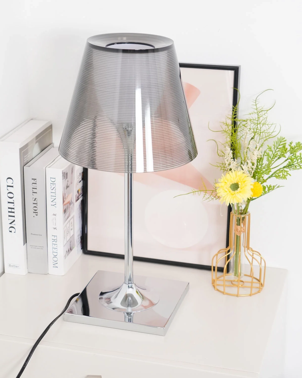 Chrome Prism Table Lamp
