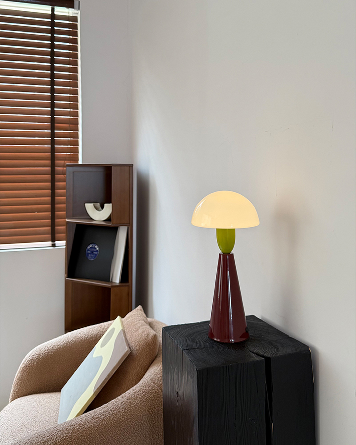 Color Pop Mushroom Table Lamp