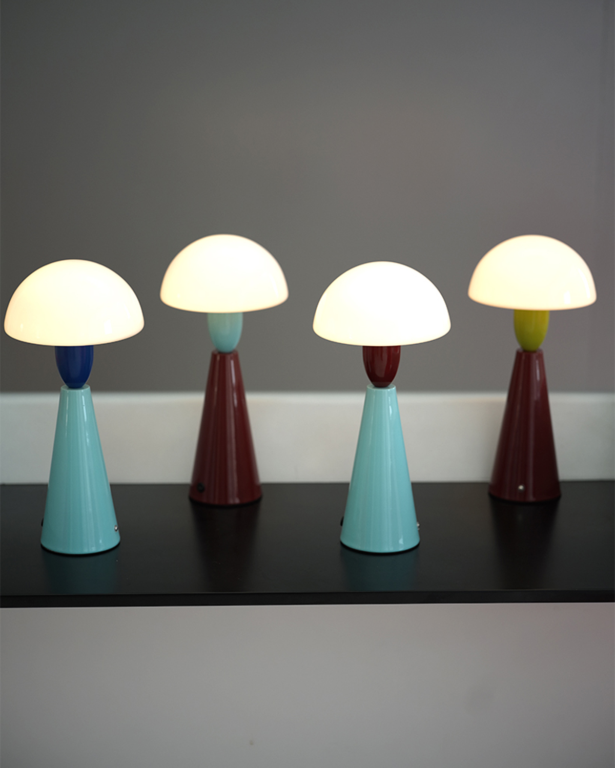 Color Pop Mushroom Table Lamp