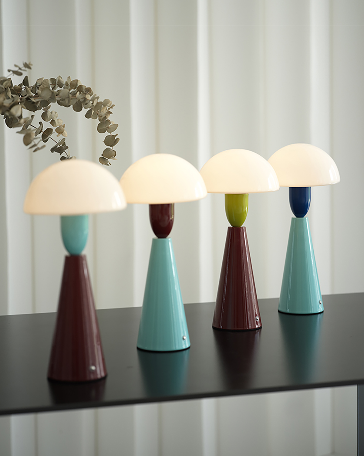 Color Pop Mushroom Table Lamp