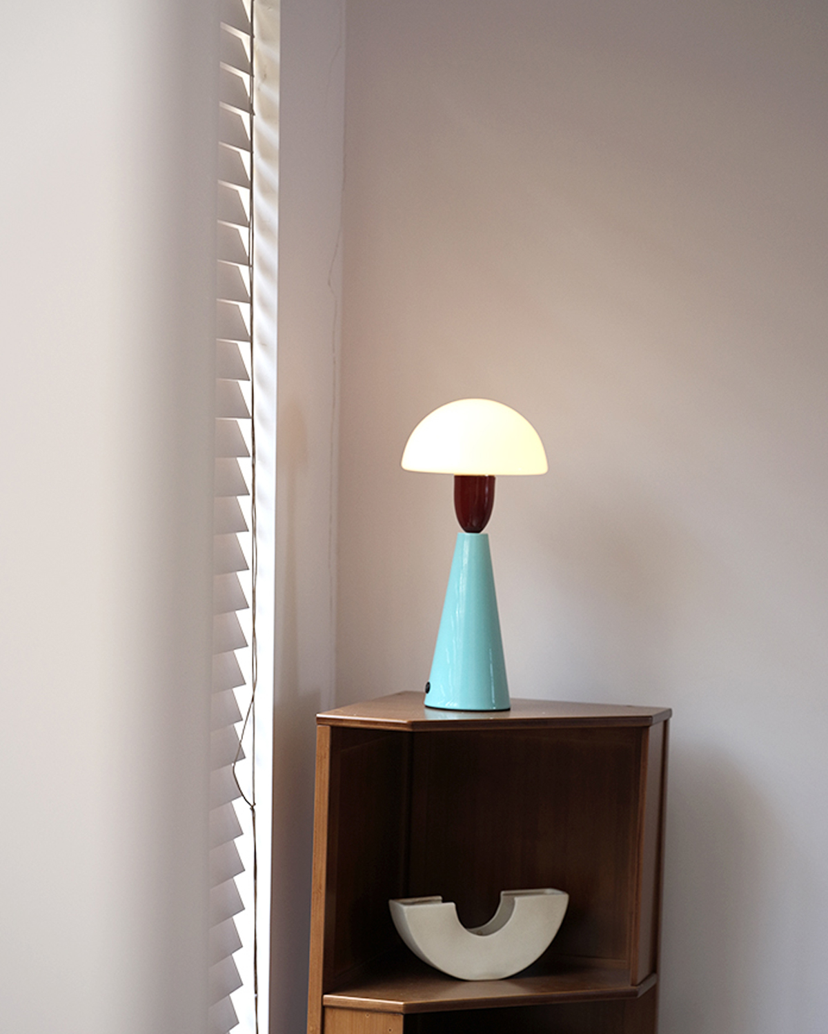 Color Pop Mushroom Table Lamp