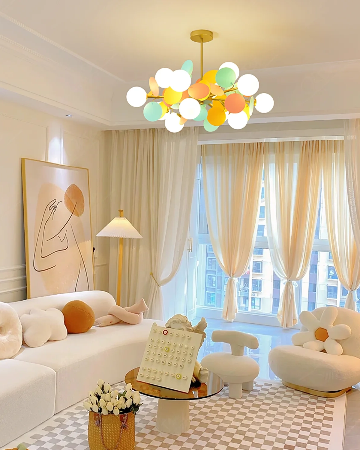 Confetti Cloud Chandelier
