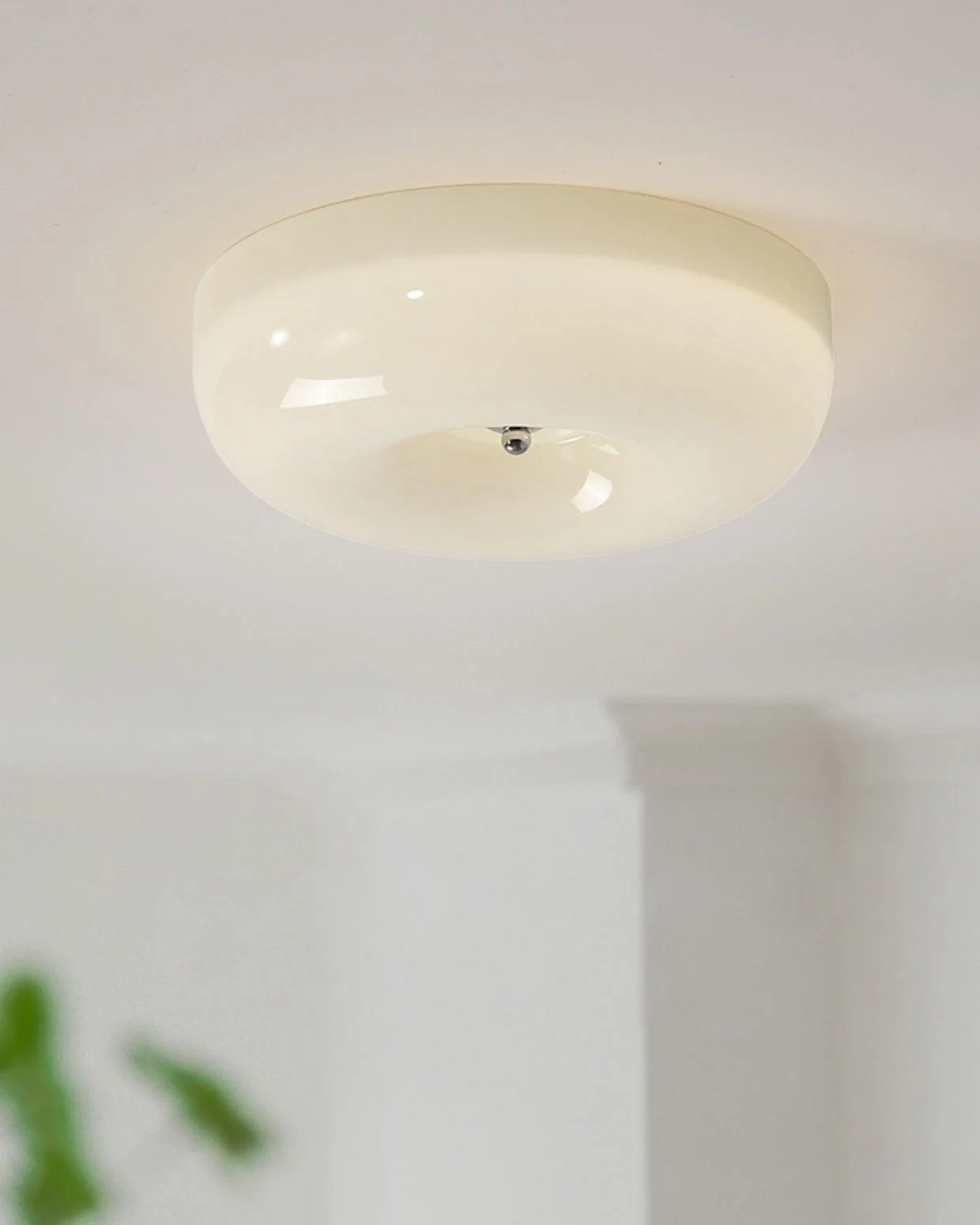 Cream Pudding Ceiling Lamp