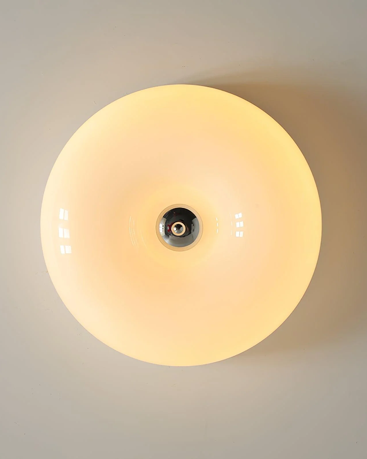 Cream Pudding Ceiling Lamp