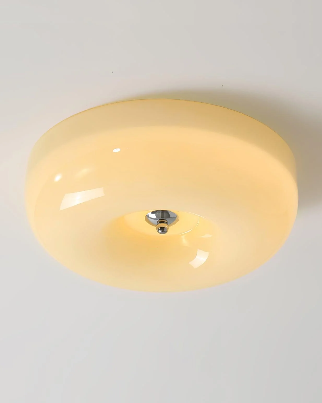 Cream Pudding Ceiling Lamp