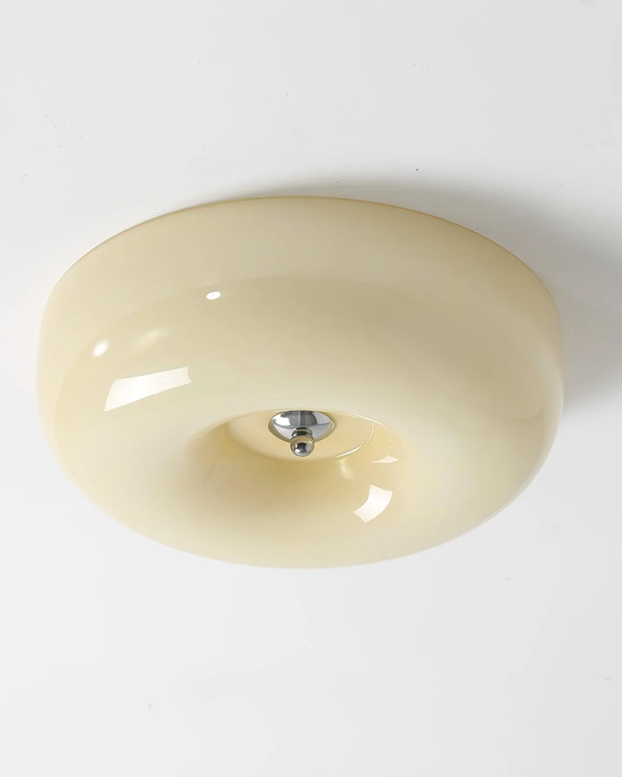 Cream Pudding Ceiling Lamp