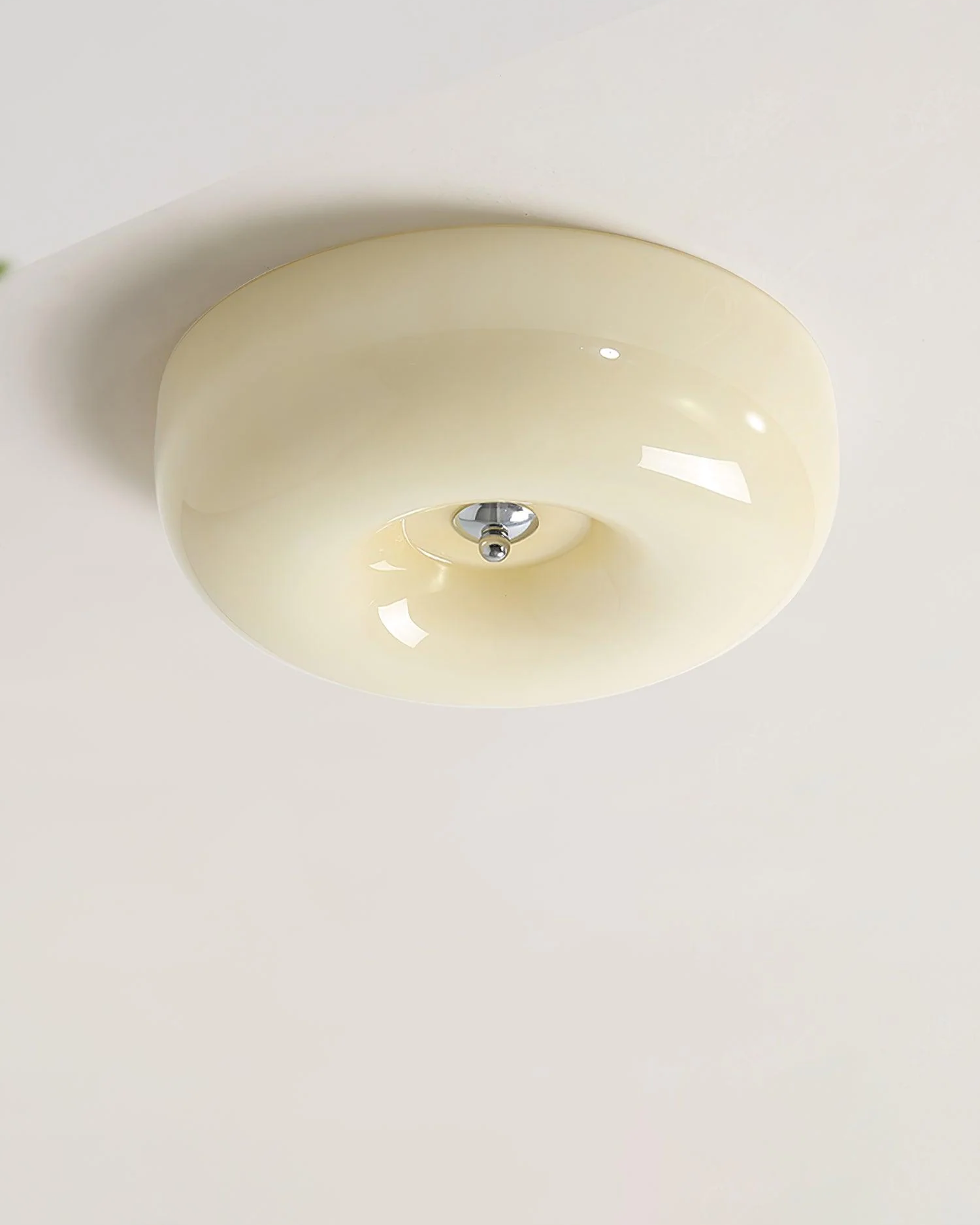 Cream Pudding Ceiling Lamp