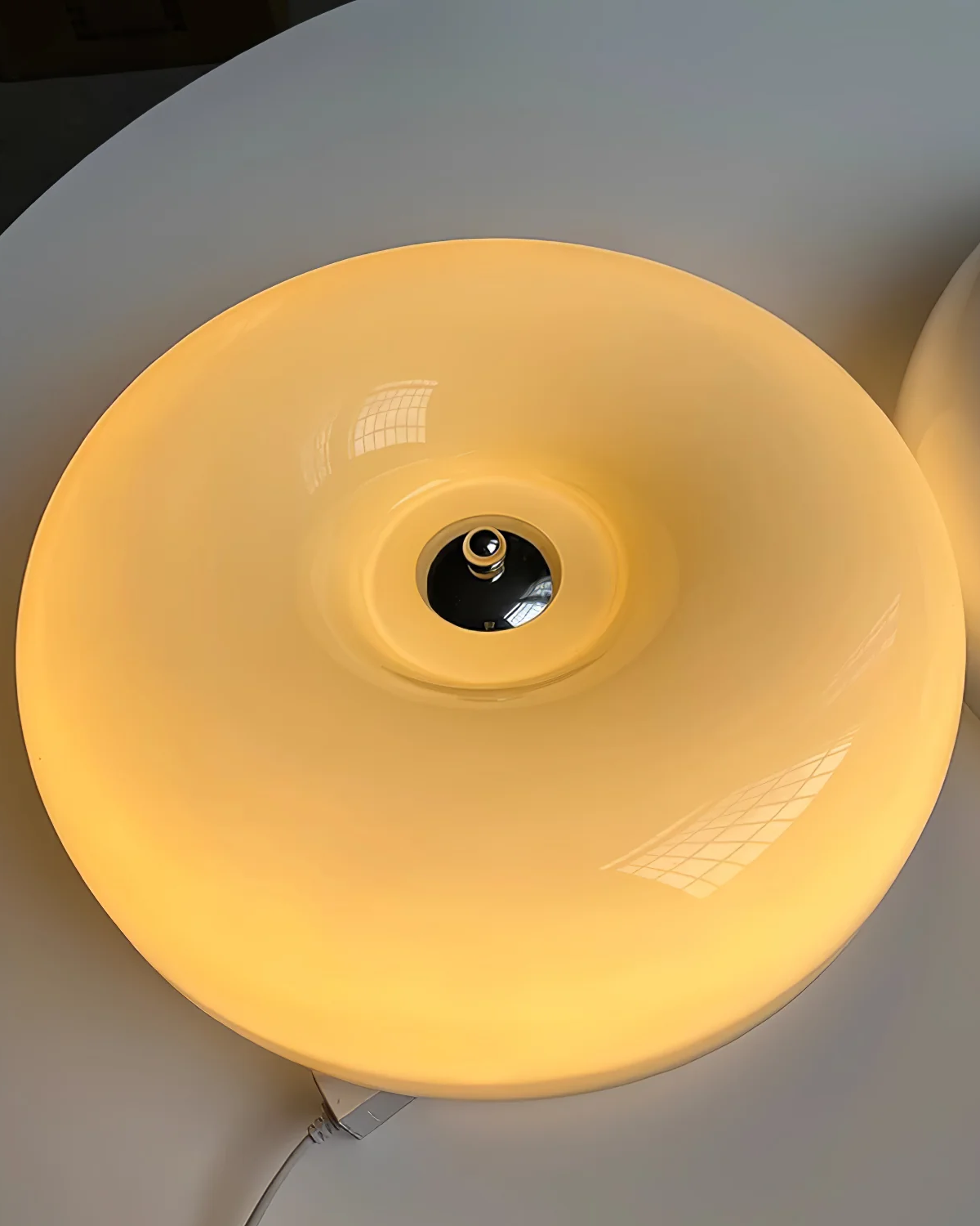 Cream Pudding Ceiling Lamp