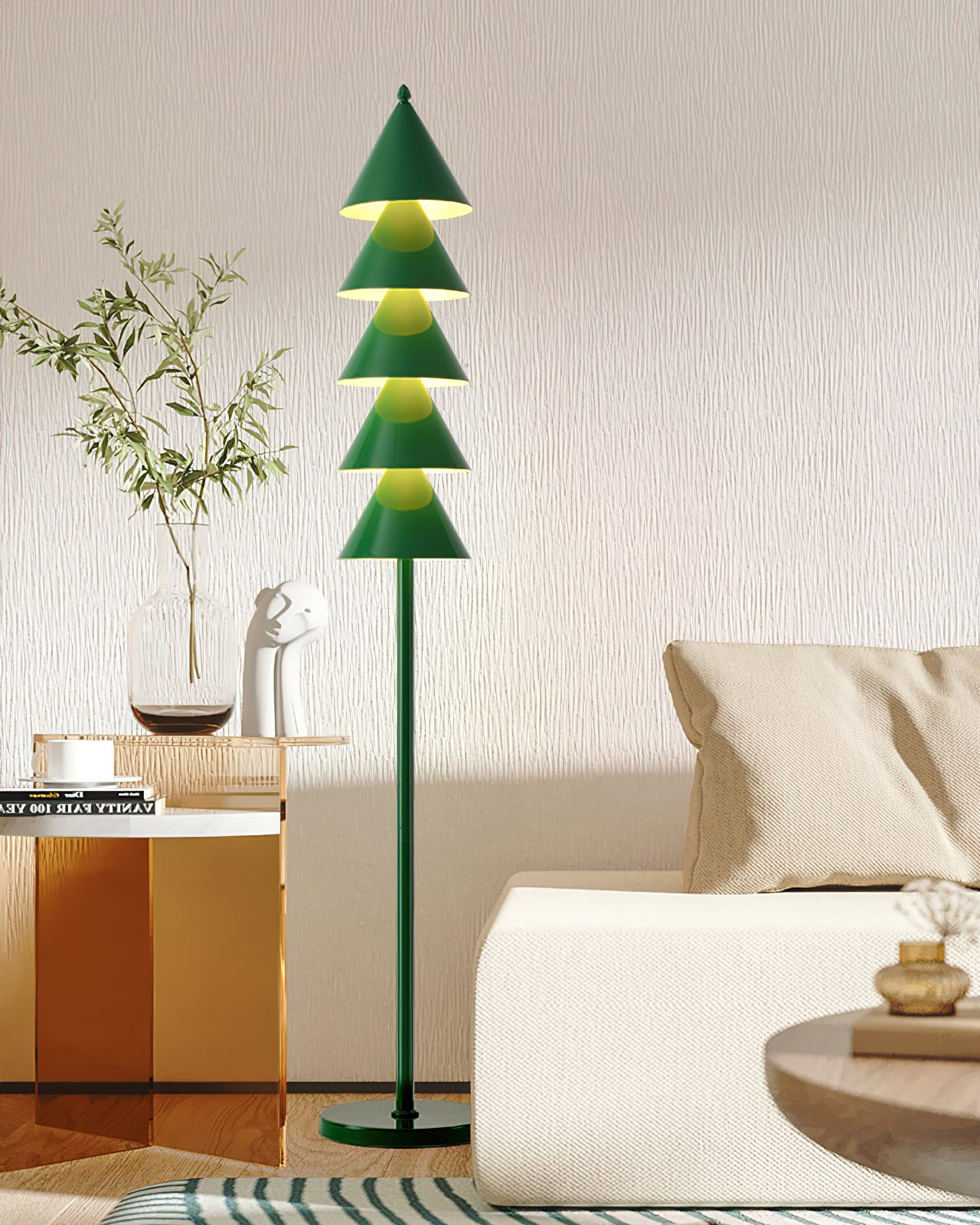 Xmas Tree-Shaped Floor Lamp