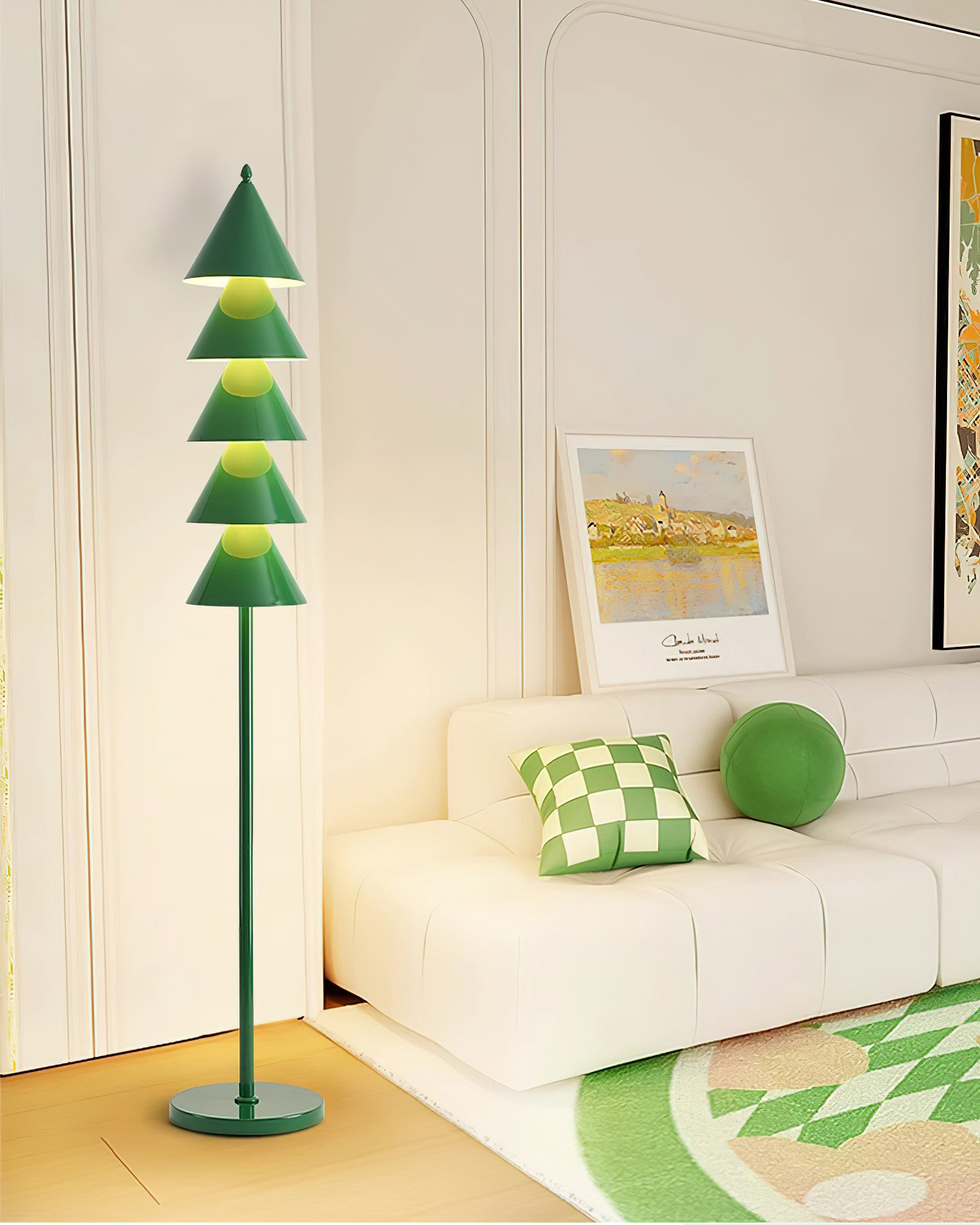 Xmas Tree-Shaped Floor Lamp