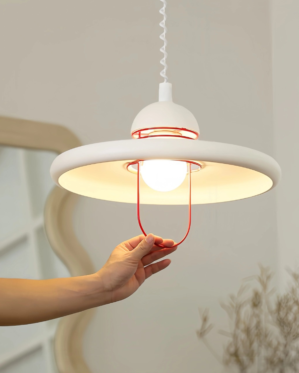Crimson Comet Pendant Lamp