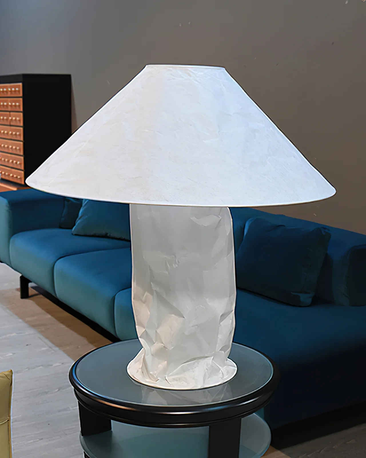 Crinkle Paper Table Lamp