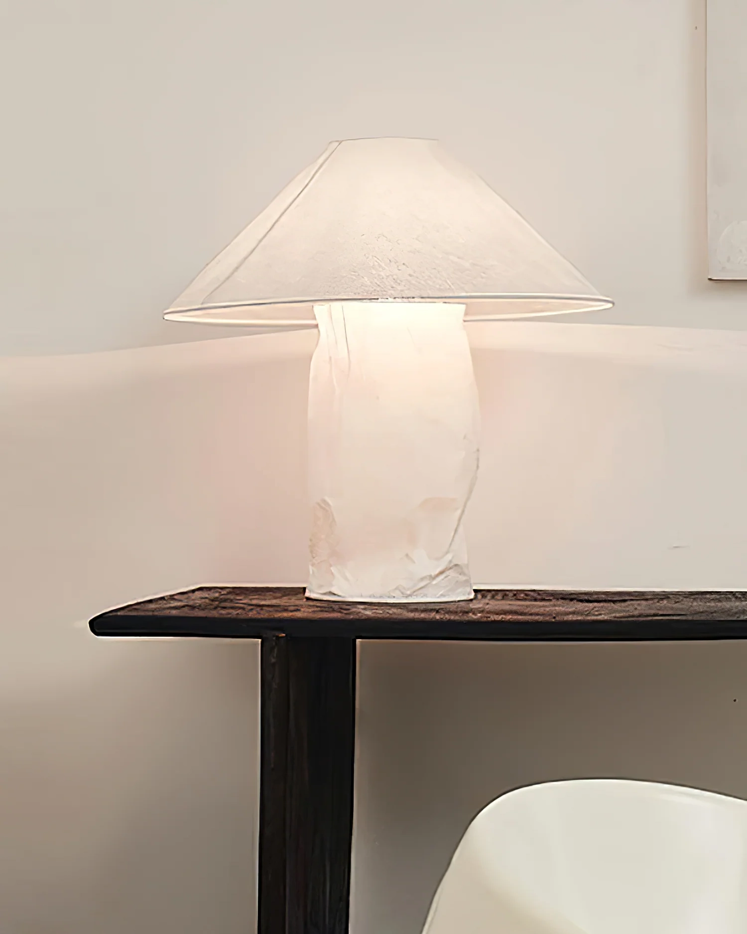 Crinkle Paper Table Lamp