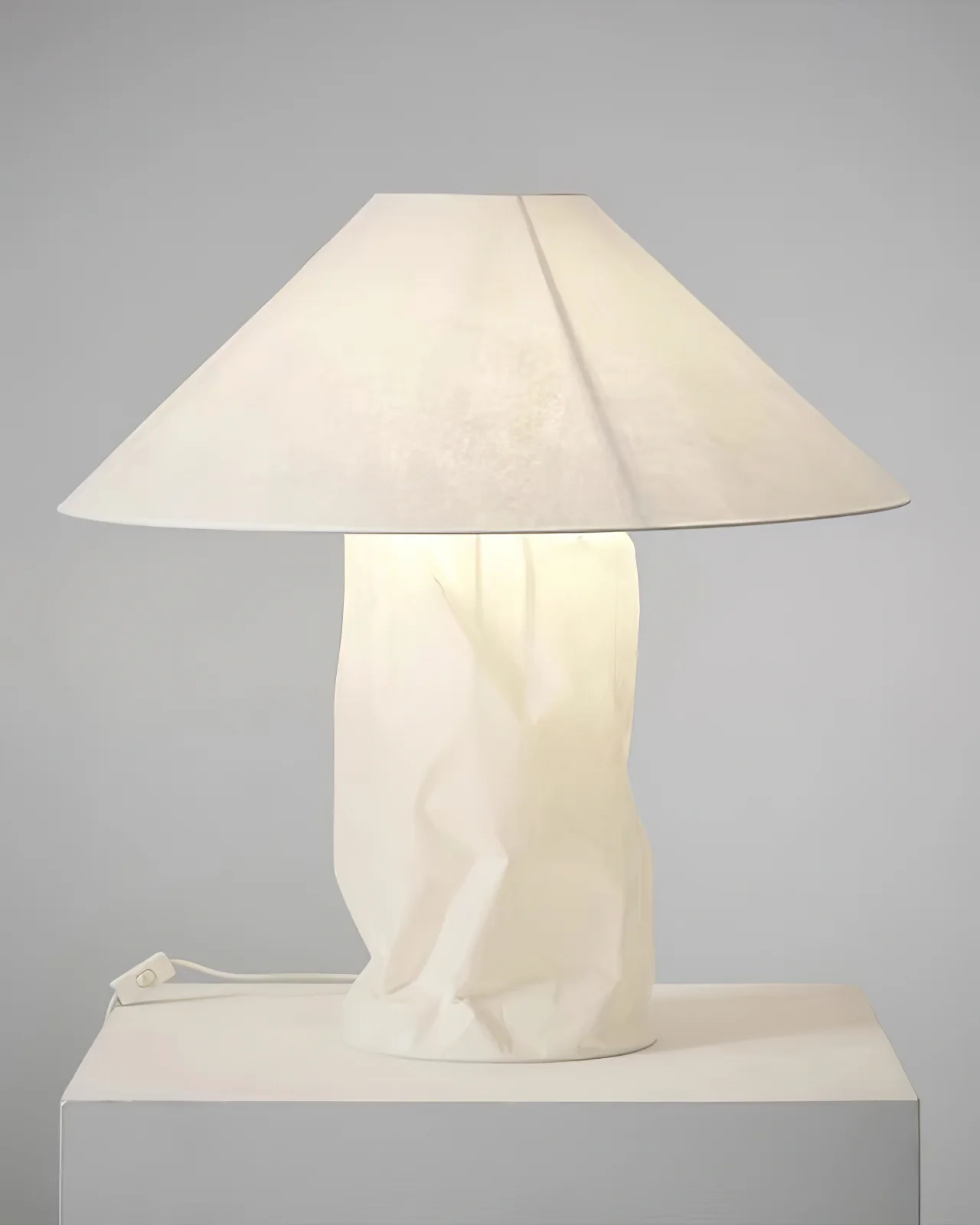 Crinkle Paper Table Lamp
