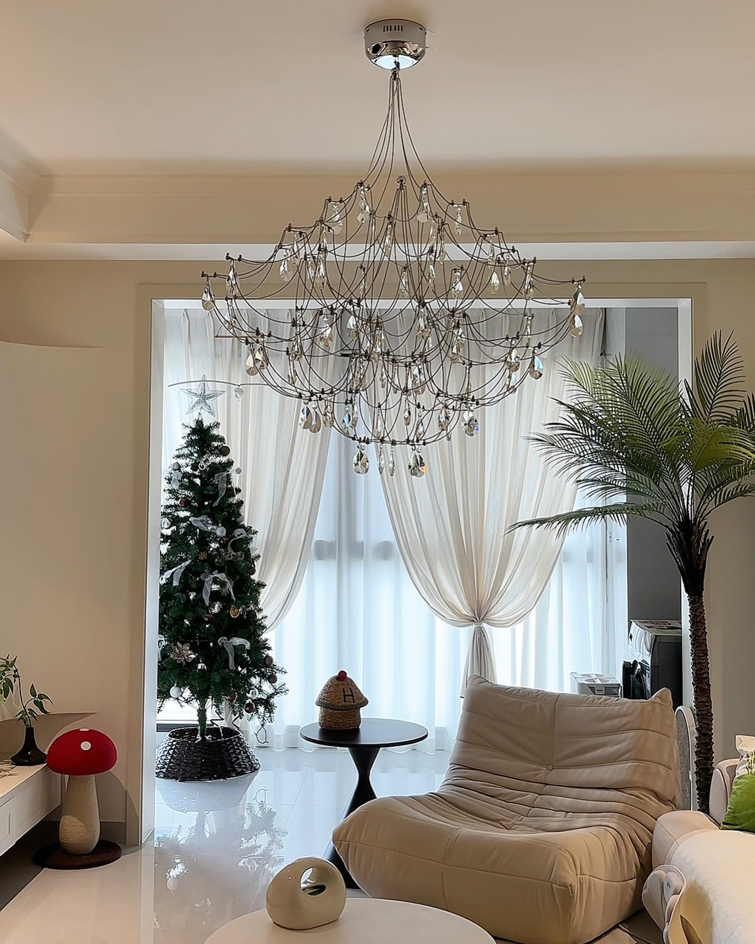Crystal Firefly Chandelier