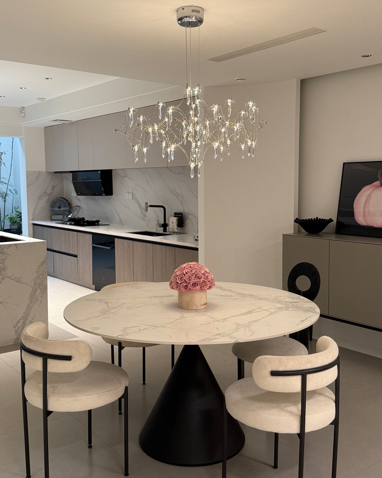 Crystal Firefly Chandelier