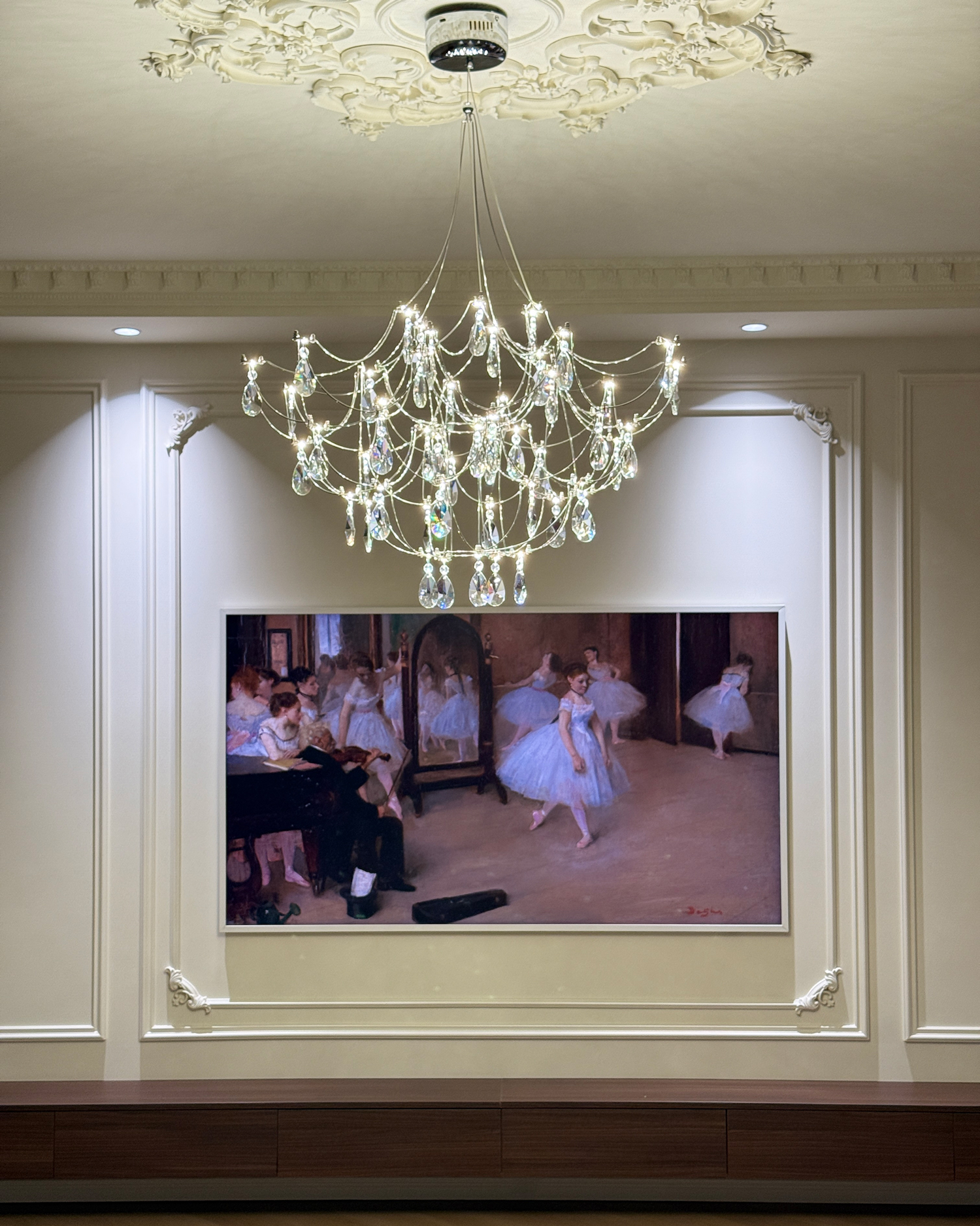 Crystal Firefly Chandelier