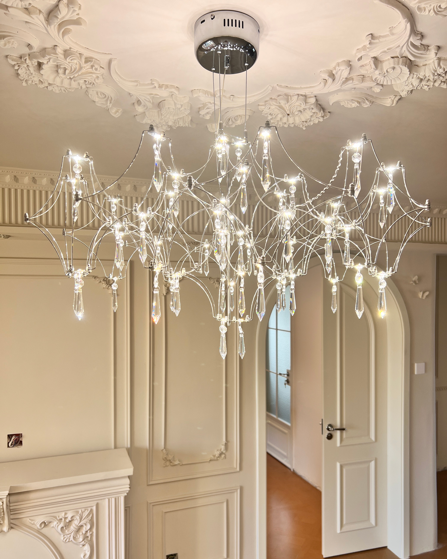 Crystal Firefly Chandelier