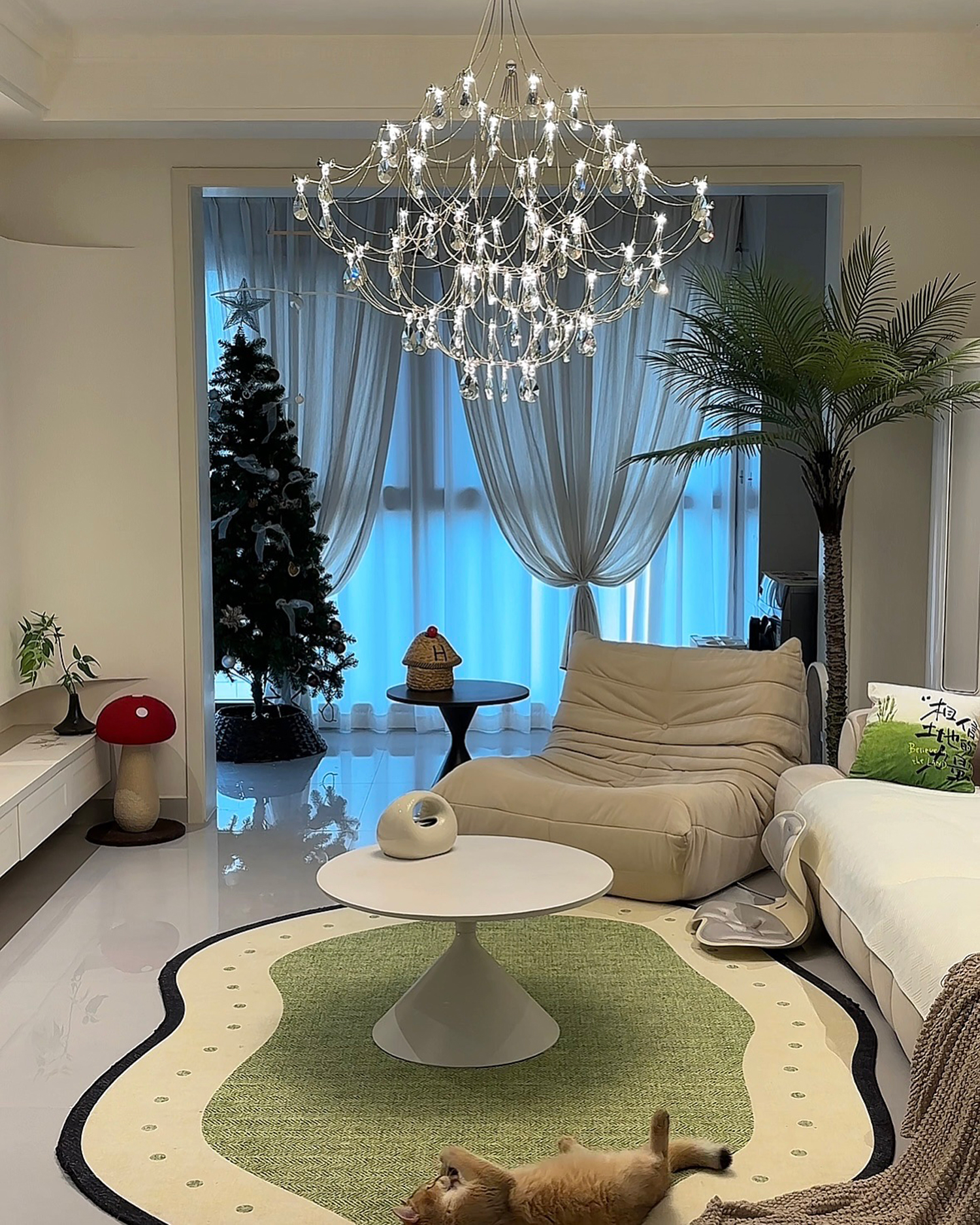 Crystal Firefly Chandelier