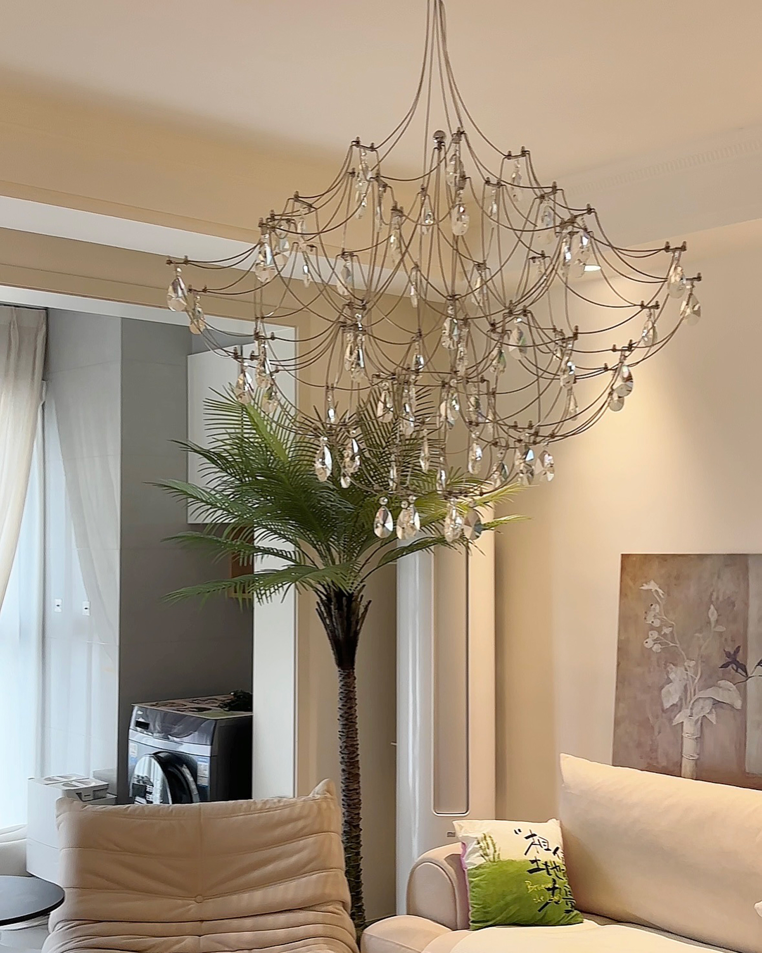 Crystal Firefly Chandelier