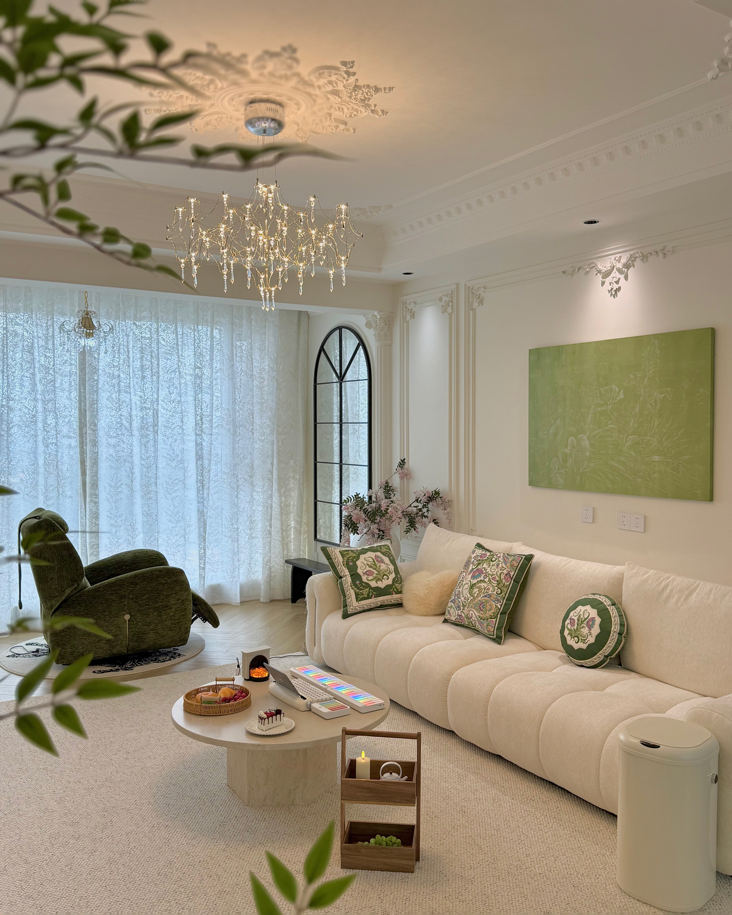 Crystal Firefly Chandelier