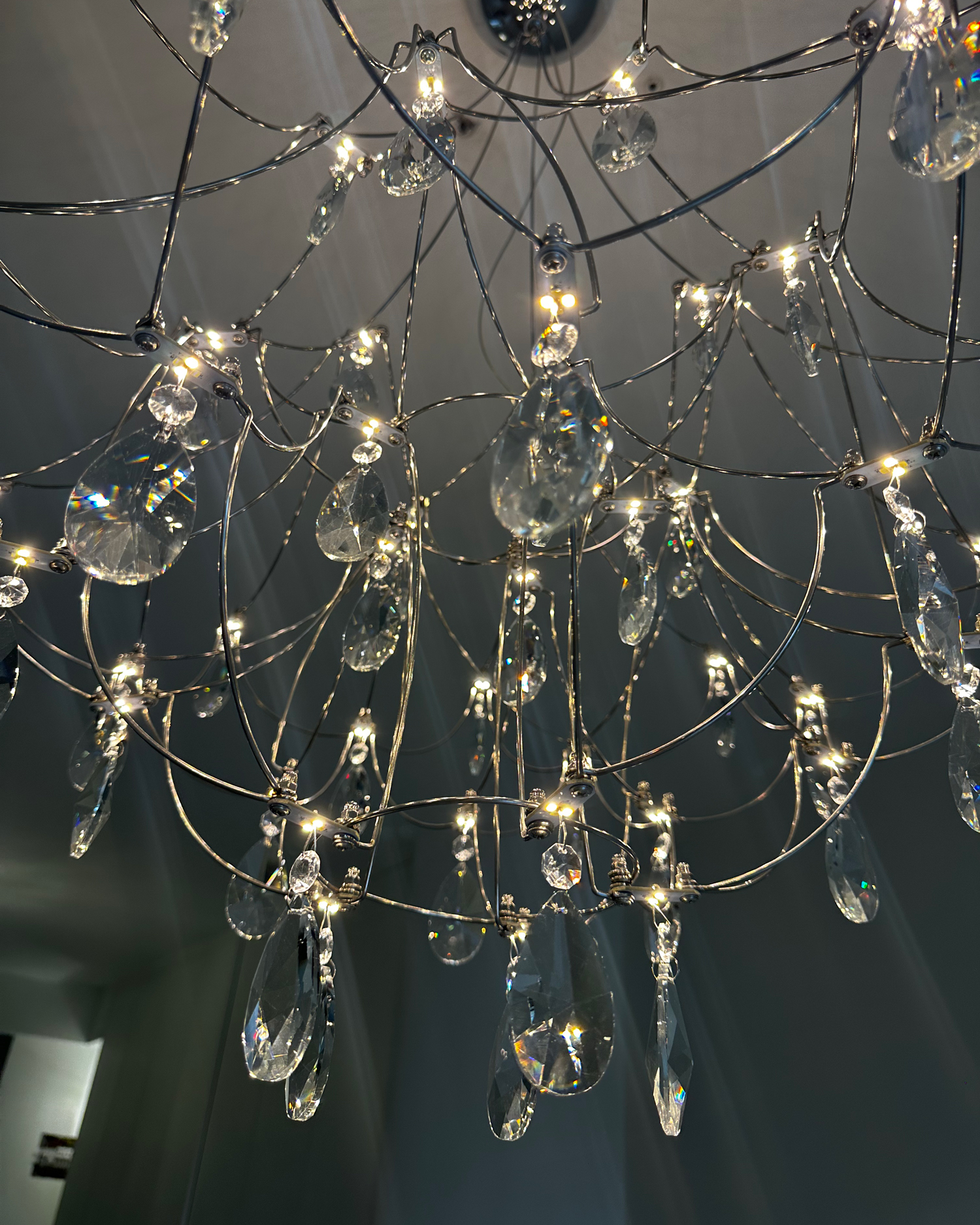 Crystal Firefly Chandelier