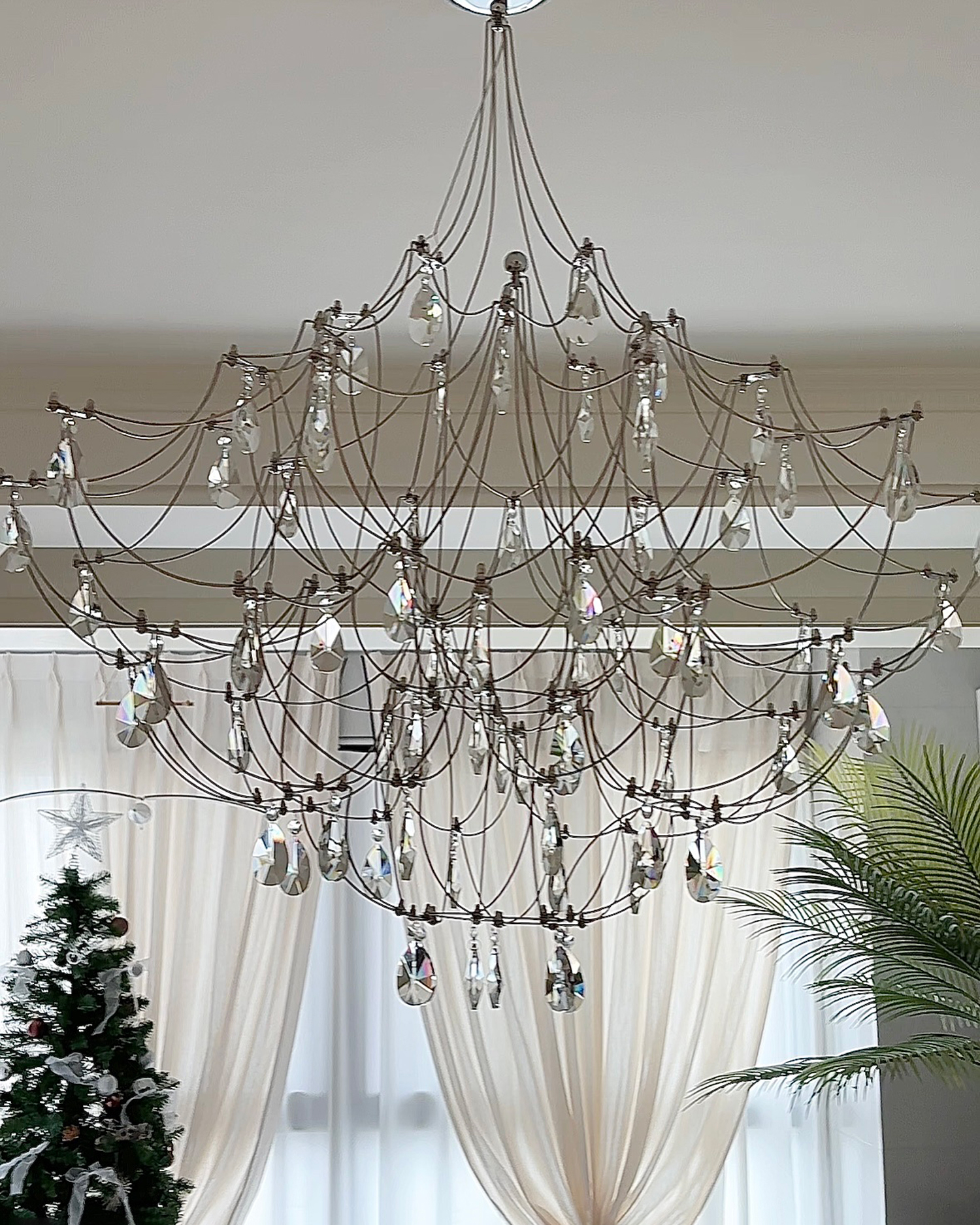 Crystal Firefly Chandelier