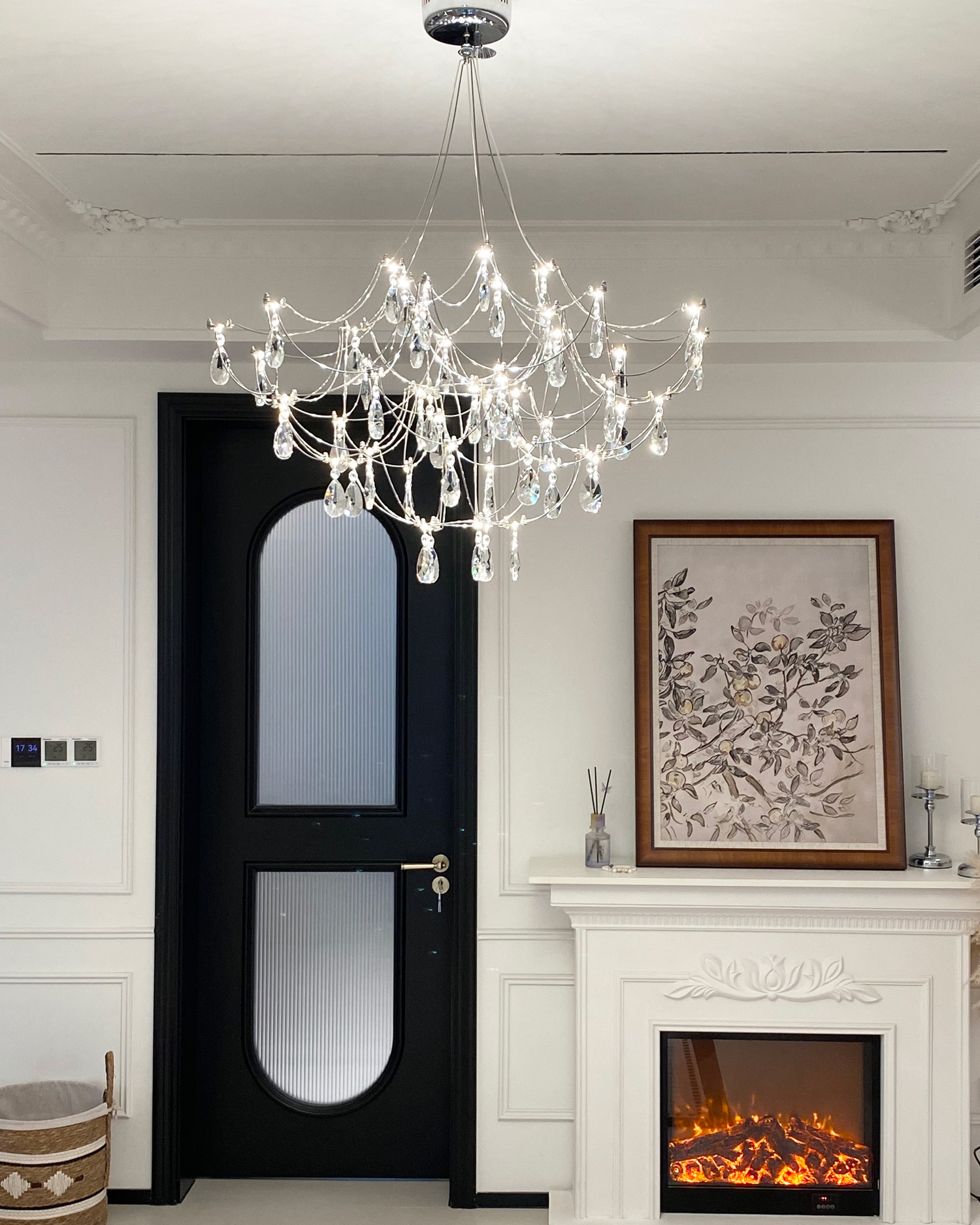 Crystal Firefly Chandelier