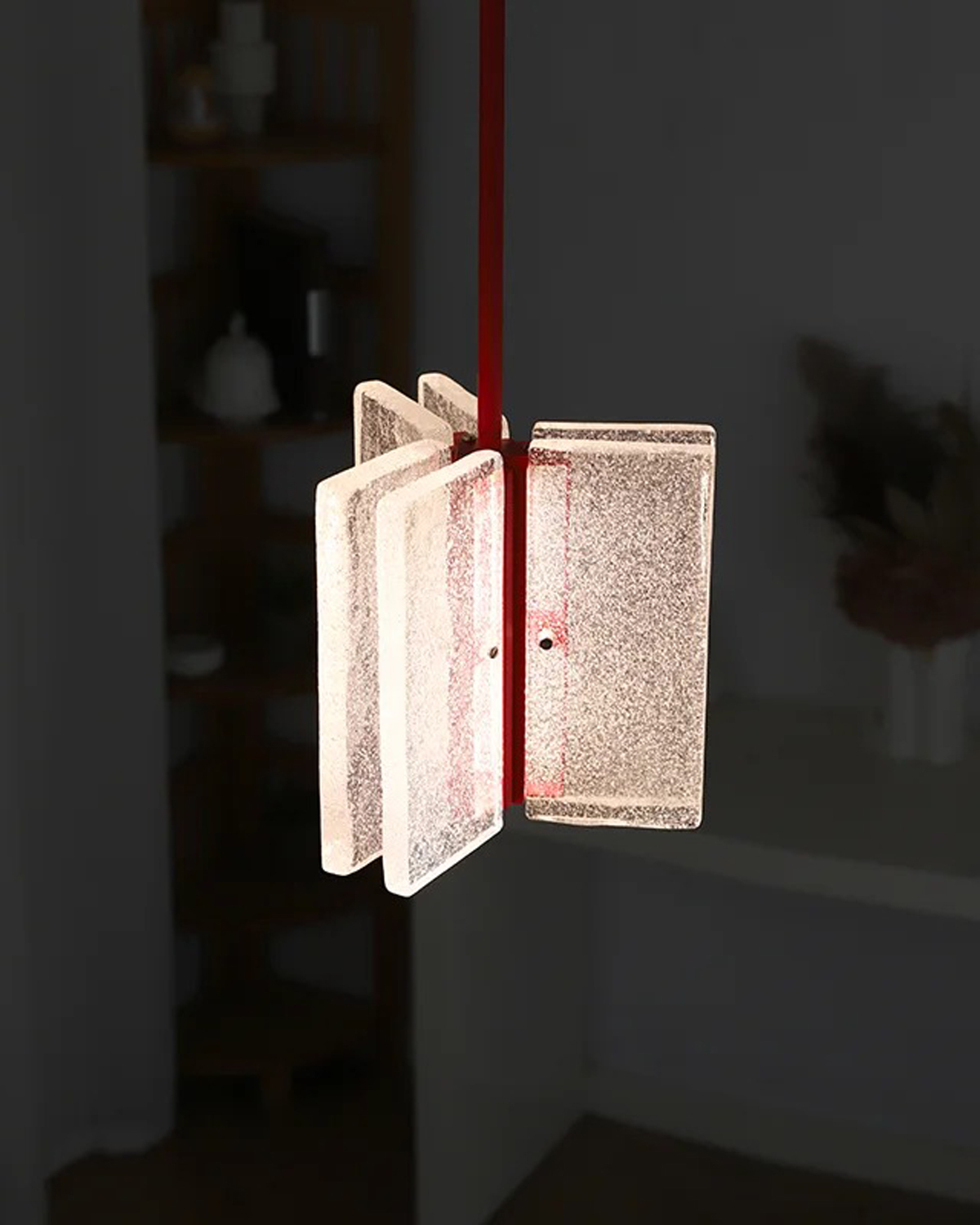 Crystal Slab Pendant Light