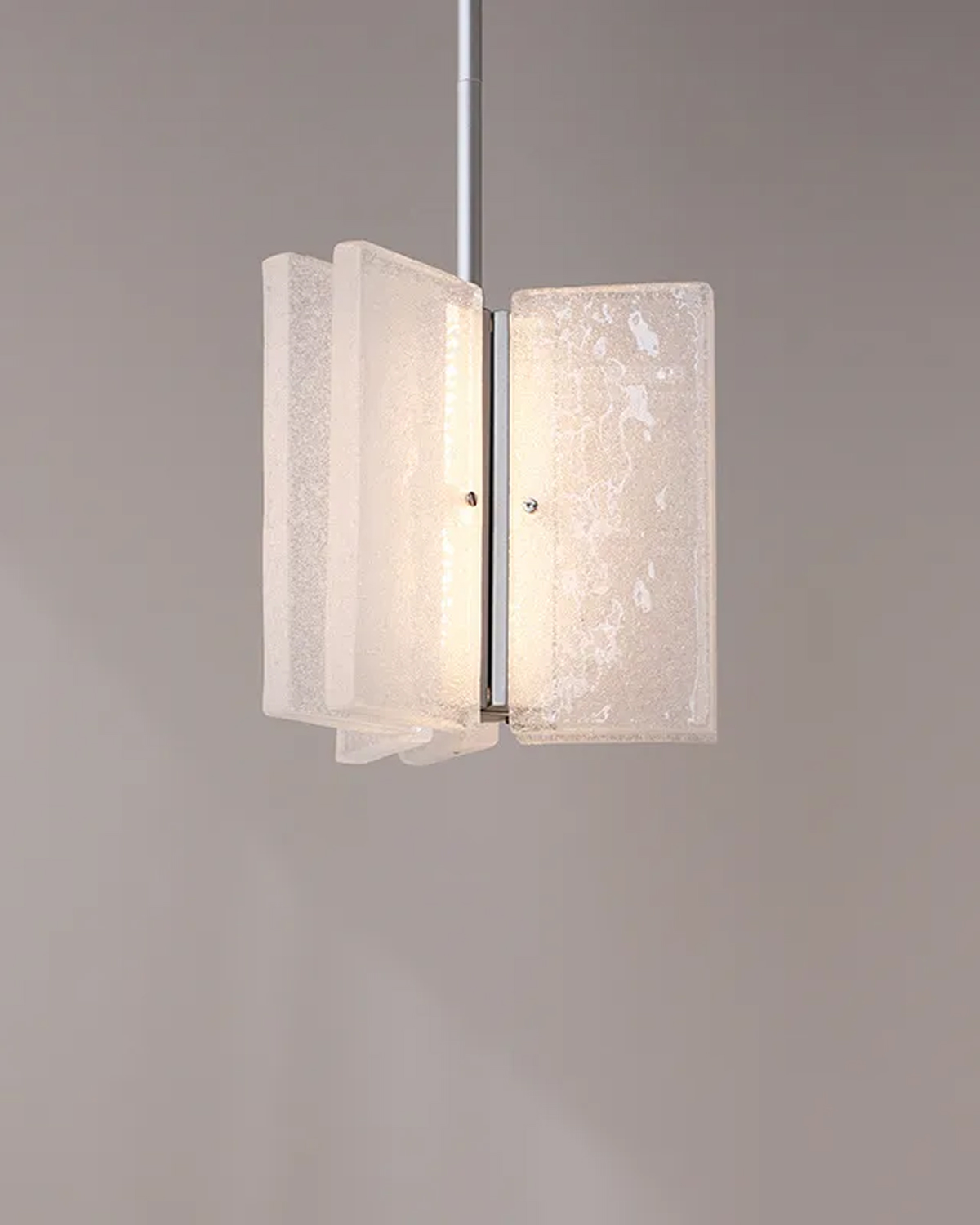 Crystal Slab Pendant Light