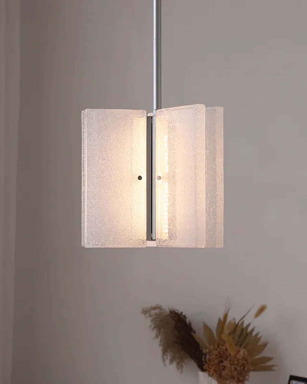Crystal Slab Pendant Light