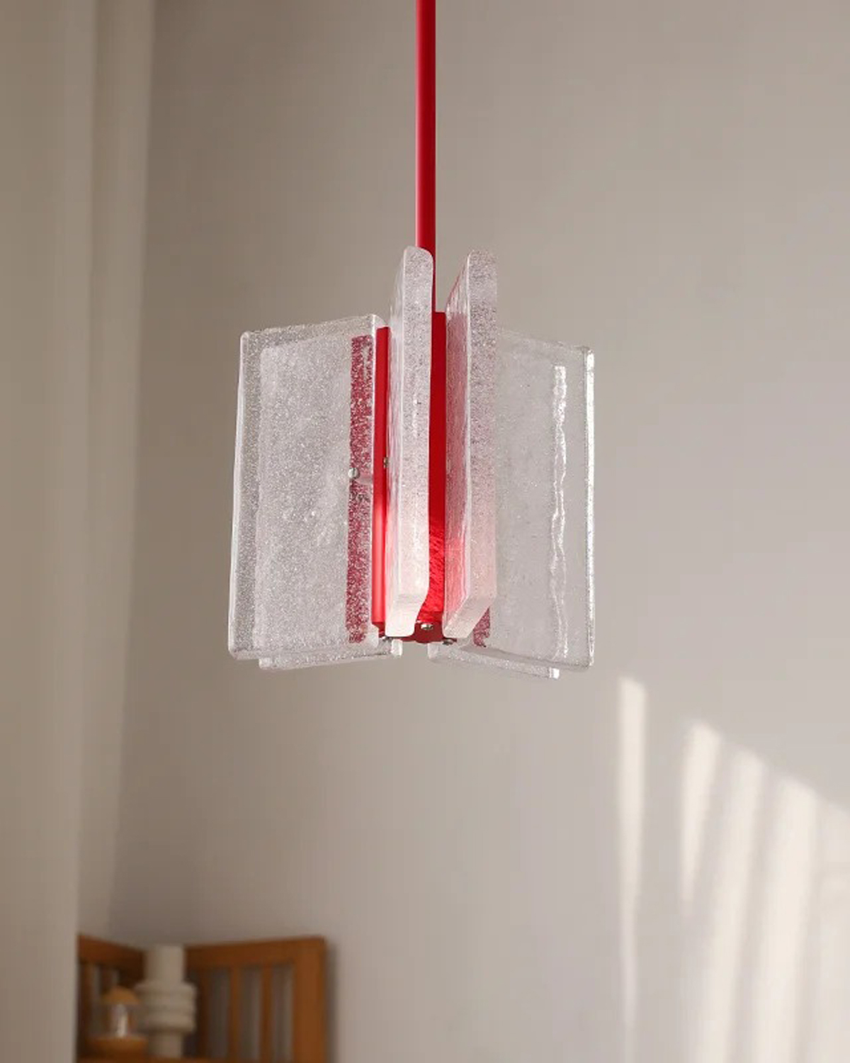 Crystal Slab Pendant Light