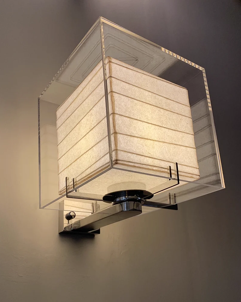 Cube Xuan Paper Wall Lamp