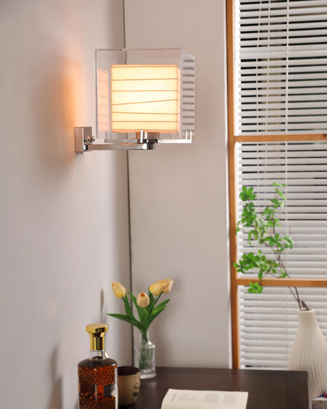 Cube Xuan Paper Wall Lamp