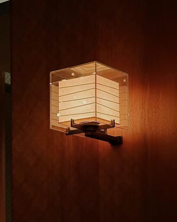 Cube Xuan Paper Wall Lamp