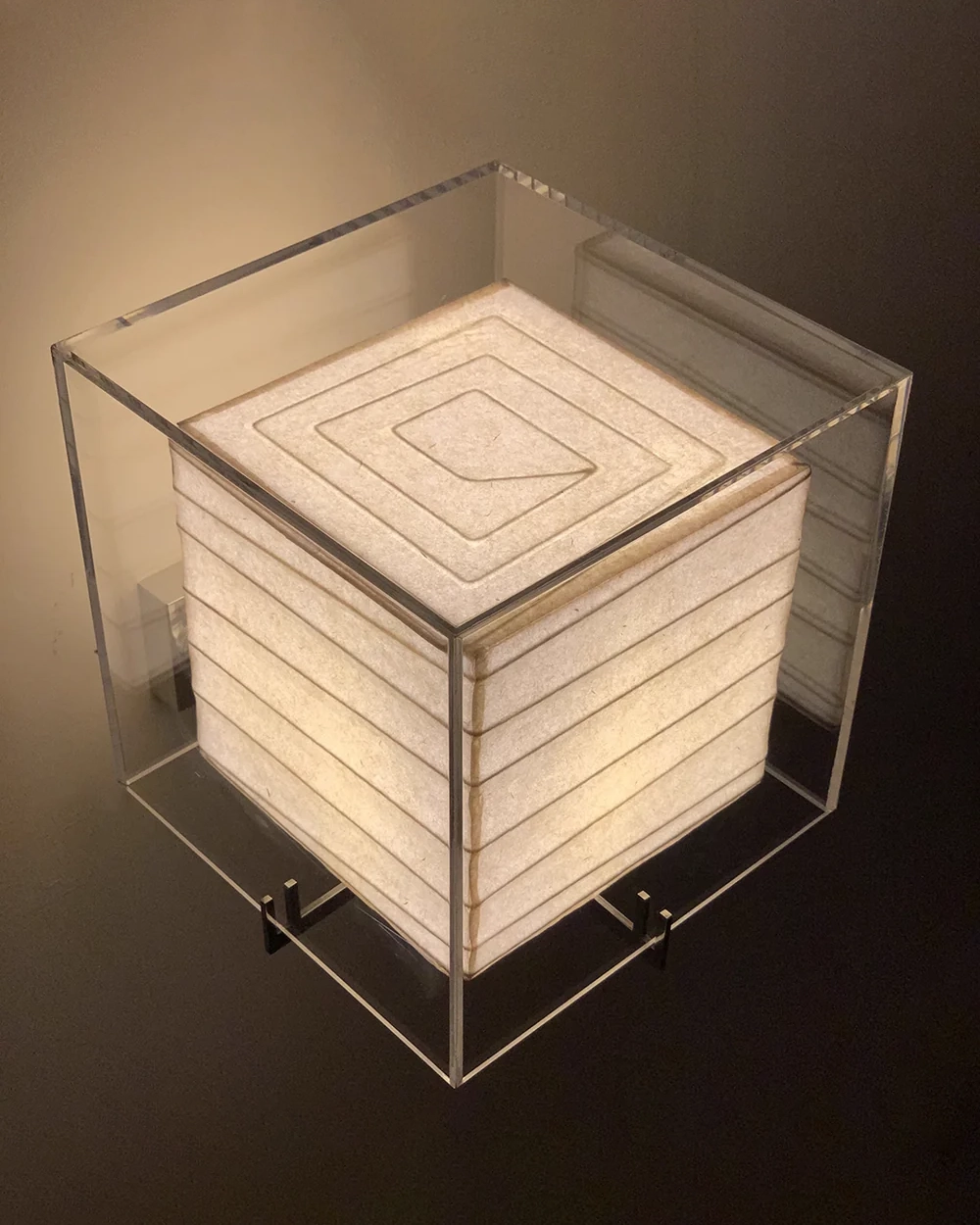Cube Xuan Paper Wall Lamp