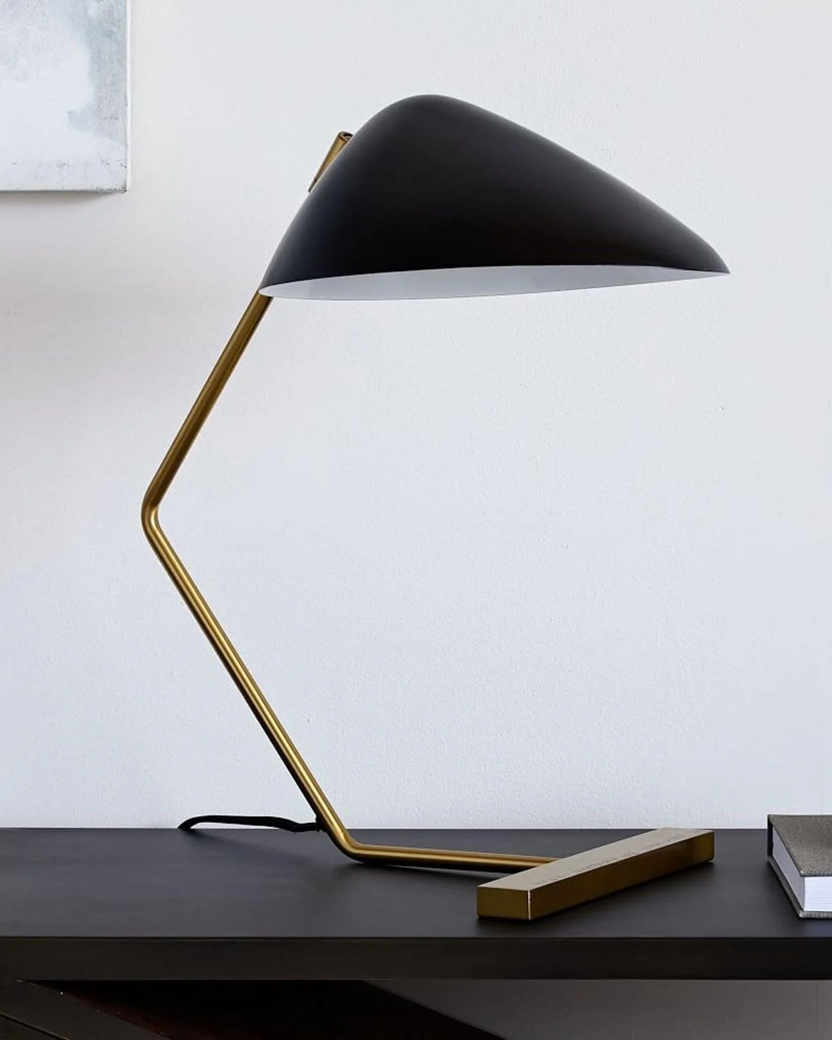 Curvilinear Mid-Century Table Lamp