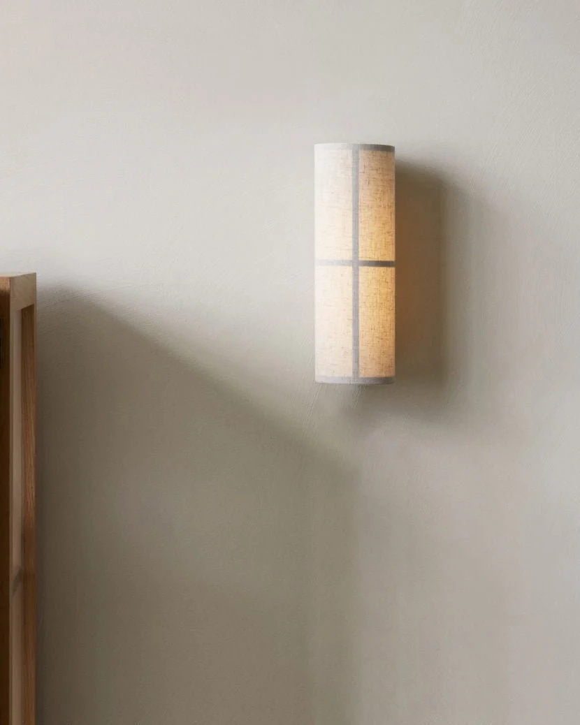 Cylinder Fabric Wall Lamp
