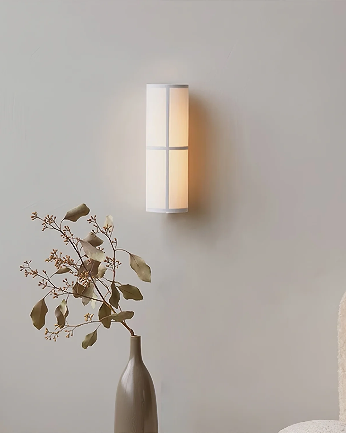 Cylinder Fabric Wall Lamp