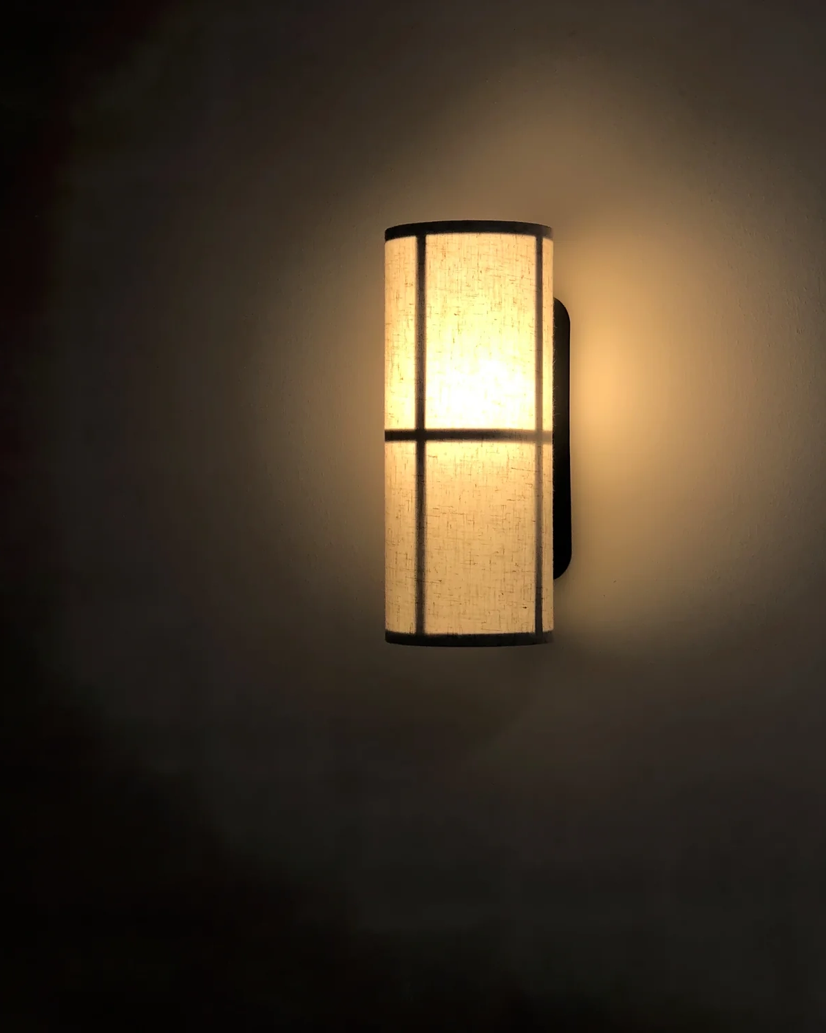 Cylinder Fabric Wall Lamp