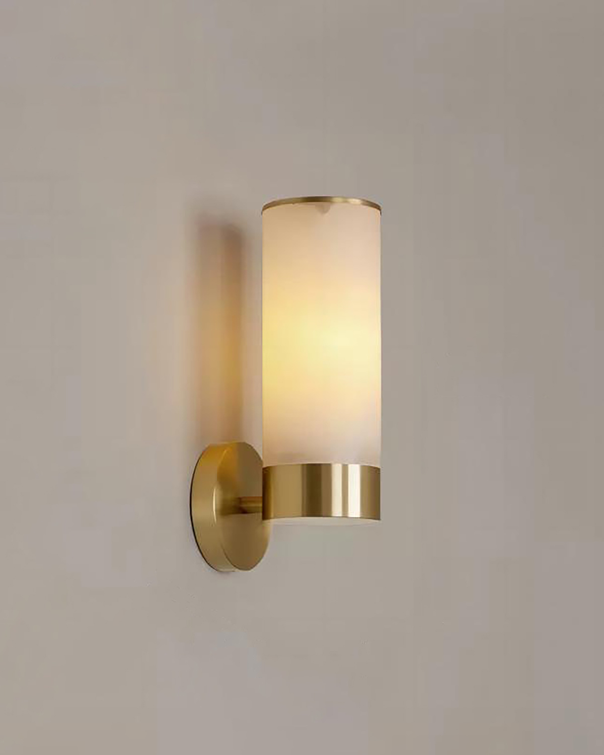 Cylindro Alabaster Wall Light