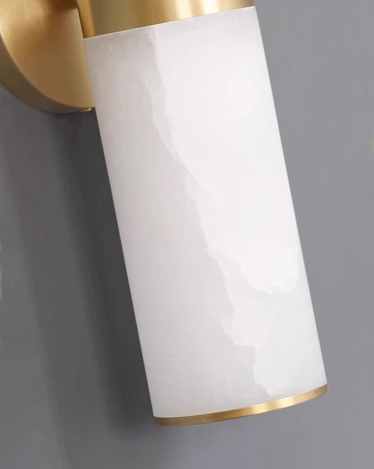 Cylindro Alabaster Wall Light