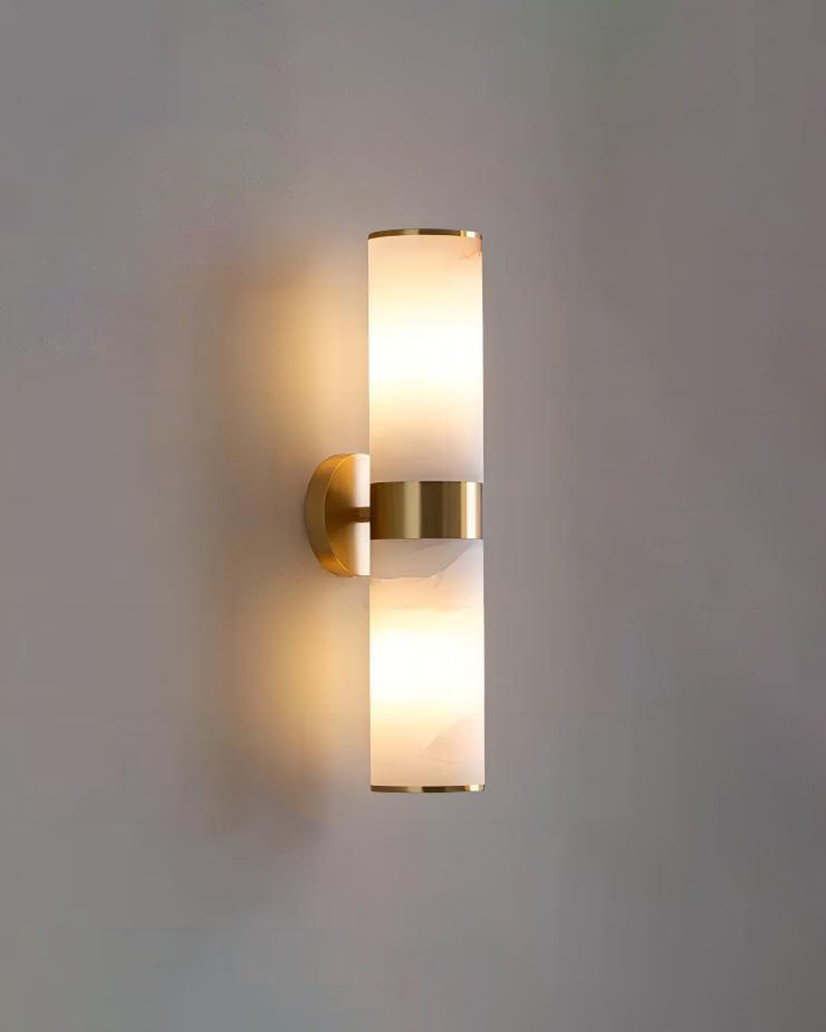 Cylindro Alabaster Wall Light