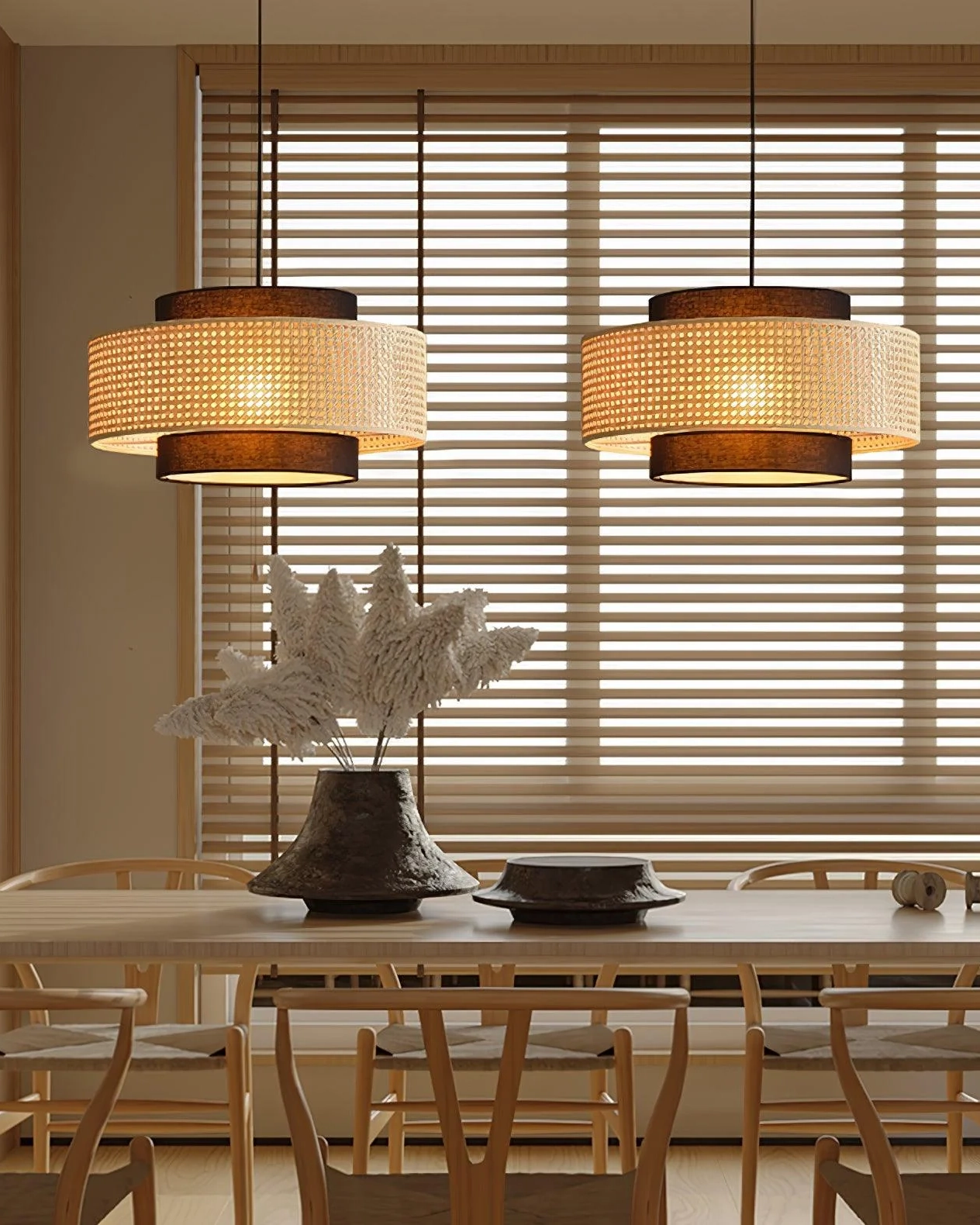 Drum Shade Pendant Light