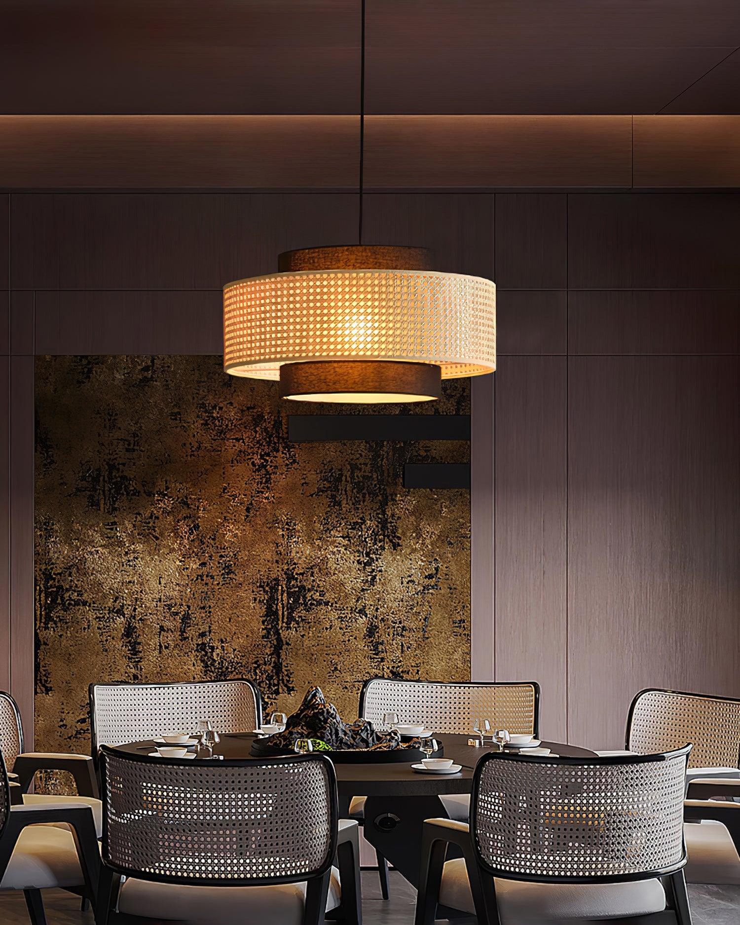 Drum Shade Pendant Light