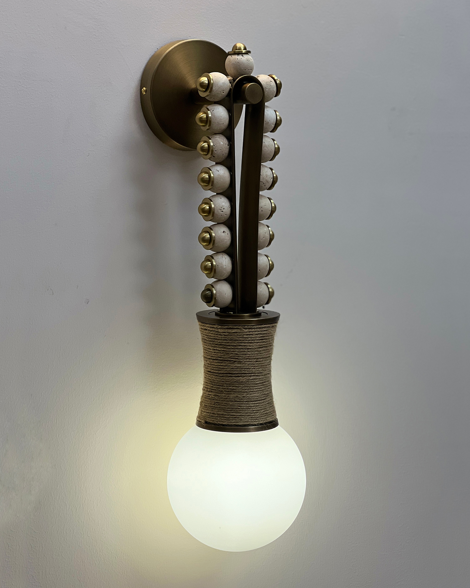Earthen Rhythm Wall Light