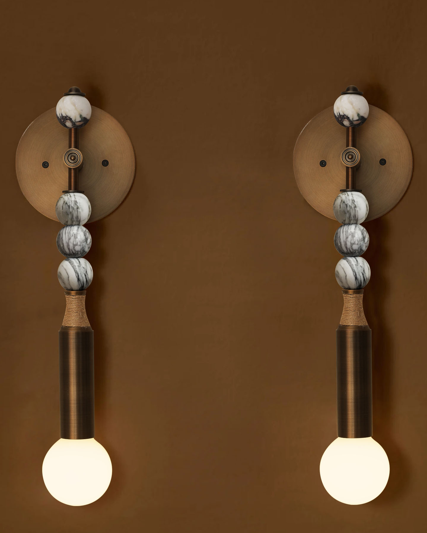 Earthen Rhythm Wall Light