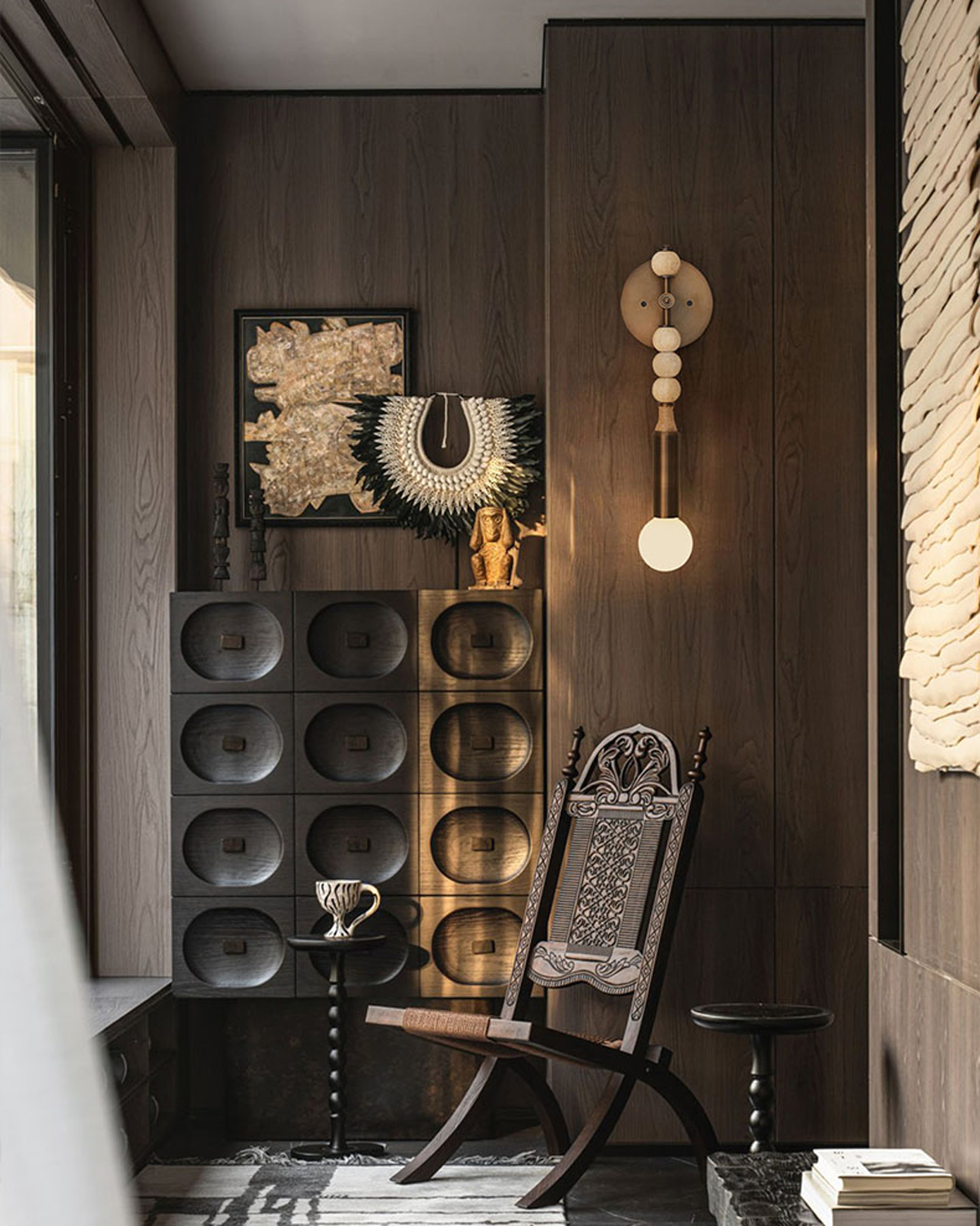 Earthen Rhythm Wall Light